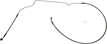 XR Black Stainless DOT Upper Front Brake Line