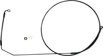 XR Black Stainless DOT Upper Front Brake Line