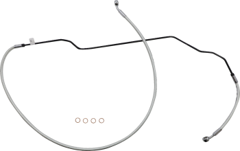 Sterling Chrome II Braided Upper Front Brake Line