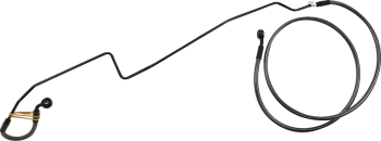 Black Pearl Braided Upper Front Brake Line